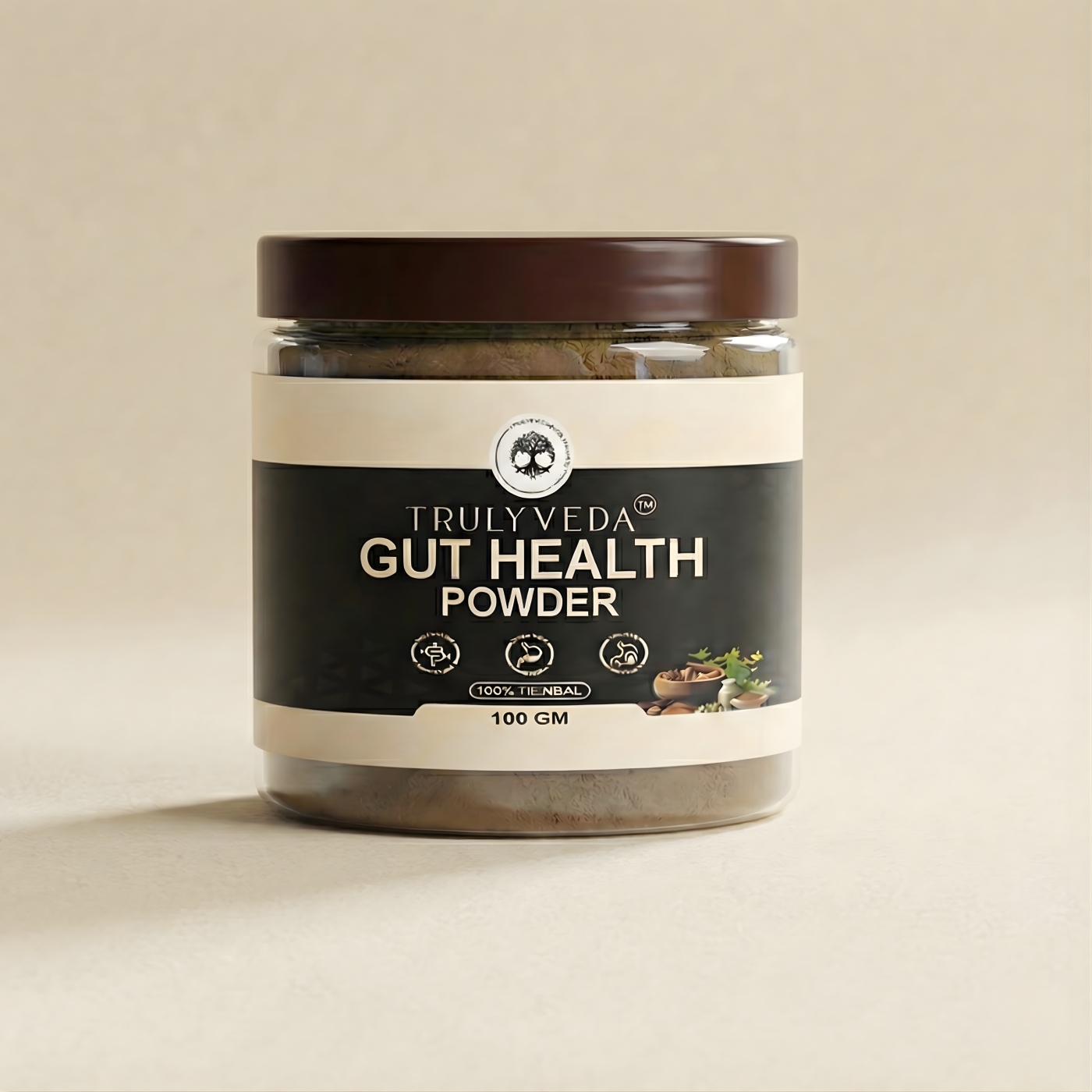 Truly Veda Gut Health Powder for Constipation, Gas, Acidity & Bloating Relief