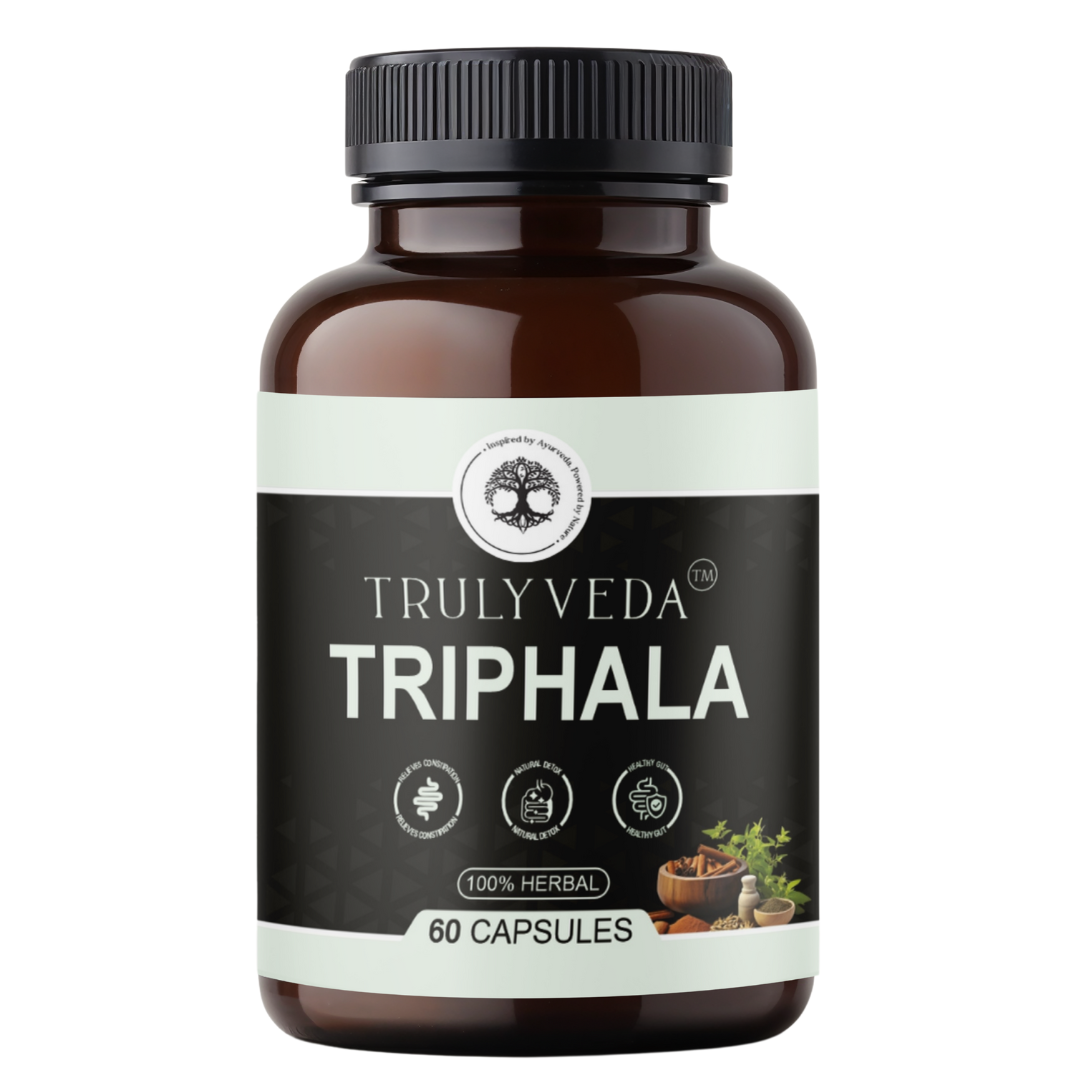 Truly Veda Organic Triphala Capsules - 60 Capsules