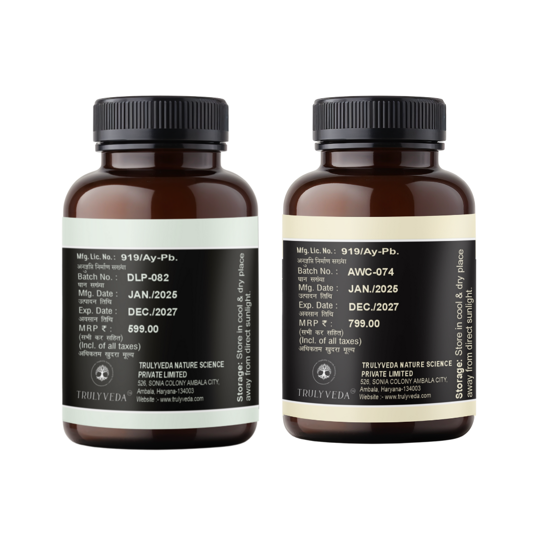 Shellz Turly Truly Veda Stress & Digestive Balance Duo Combo