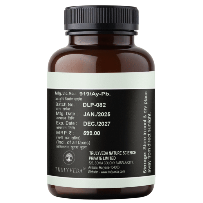 TrulyVeda Organic Triphala Capsules - 60 Capsules - Image 6